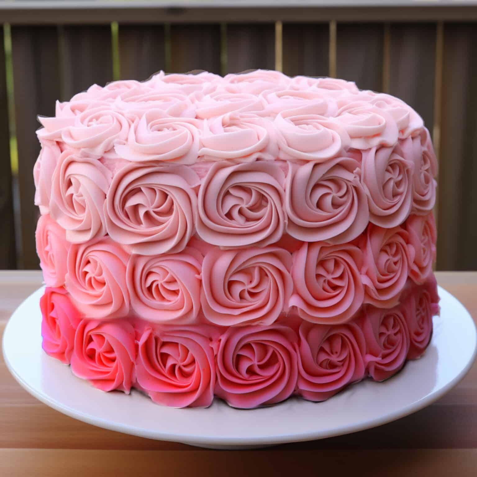 Rosette Cake - Aunties Cakery